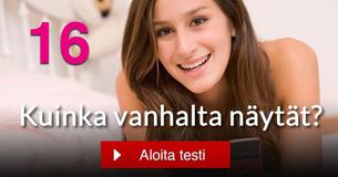 Kuinka vanhalta näytät?