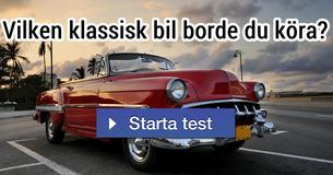 Vilken klassisk bil borde du köra?