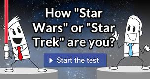 How "Star Wars" or "Star Trek" are you?