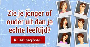 Zie je jonger of ouder uit dan je echte leeftijd?