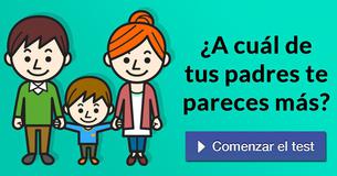 ¿A cuál de tus padres te pareces más?