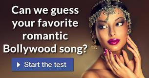 Can we guess your favorite romantic Bollywood song?