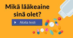 Mikä lääkeaine sinä olet?