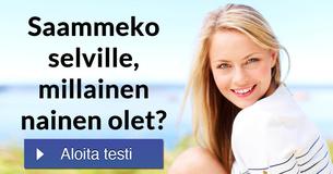 Saammeko selville, millainen nainen olet?