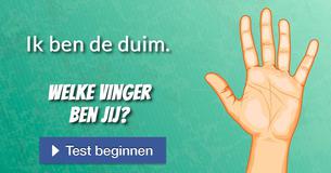 Welke vinger ben jij? 