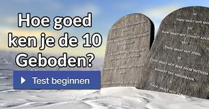 Hoe goed ken je de 10 Geboden?