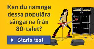 Kan du namnge dessa populära sångarna från 80-talet?