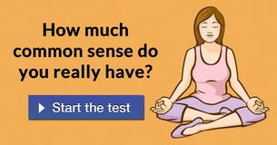 How much common sense do you really have?