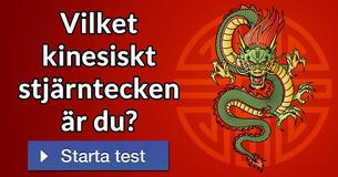Vilket kinesiskt stjärntecken är du?