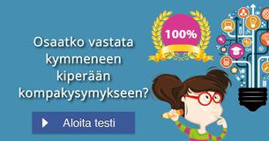 Osaatko vastata kymmeneen kiperään kompakysymykseen?