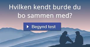 Hvilken kendt burde du bo sammen med?