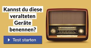 Kannst du diese veralteten Geräte benennen?
