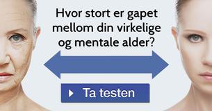 Hvor stort er gapet mellom din virkelige og mentale alder?