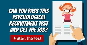 Can you pass this psychological recruitment test and get the job?