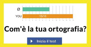 Com'è la tua ortografia?