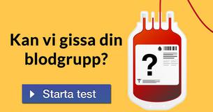 Kan vi gissa din blodgrupp?