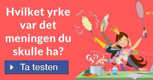 Hvilket yrke var det meningen du skulle ha?
