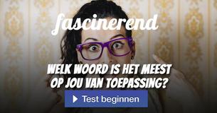 Welk woord is het meest op jou van toepassing? 