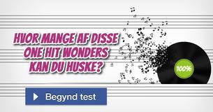 Hvor mange af disse One Hit Wonders kan du huske?