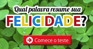 Qual é a sua palavra da felicidade?