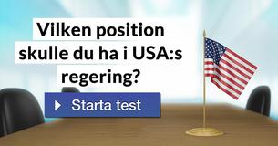 Vilken position skulle du ha i USA:s regering?