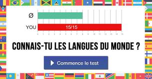 Connais-tu les langues du monde ?