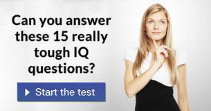 Can you answer these 15 really tough IQ questions?