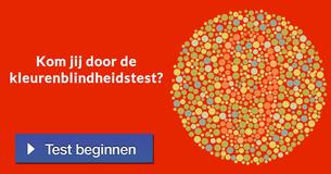 Kom jij door de kleurenblindheidstest?