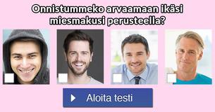 Onnistummeko arvaamaan ikäsi miesmakusi perusteella?