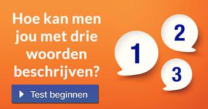 Hoe kan men jou met drie woorden beschrijven?