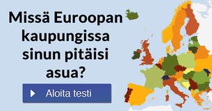Missä Euroopan kaupungissa sinun pitäisi asua?