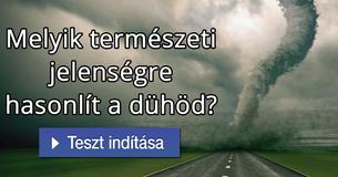 Melyik természeti jelenségre hasonlít a dühöd?     