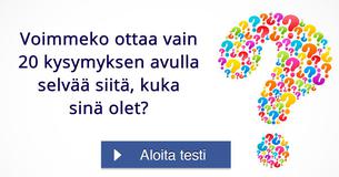 Voimmeko ottaa vain 20 kysymyksen avulla selvää siitä, kuka sinä olet?