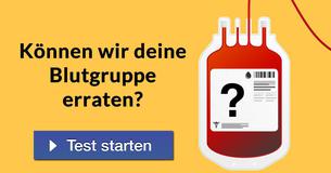 Können wir deine Blutgruppe erraten?