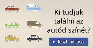 Ki tudjuk találni az autód színét?