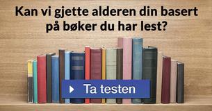 Kan vi gjette alderen din basert på bøker du har lest?