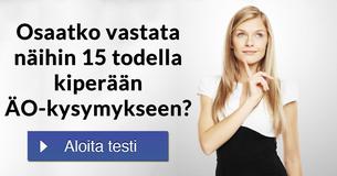 Osaatko vastata näihin 15 todella kiperään ÄO-kysymykseen?