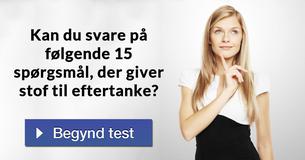 Kan du svare på følgende 15 spørgsmål, der giver stof til eftertanke?