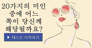 20가지의 미인 중에 어느 쪽이 당신께 해당될까요?