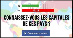Connaissez-vous les capitales de ces pays ?