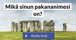 Mikä sinun pakananimesi on?