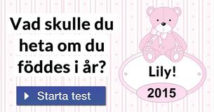 Vad skulle du heta om du föddes i år?