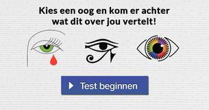 Kies een oog en kom er achter wat dit over jou vertelt!