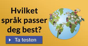 Hvilket språk passer deg best?