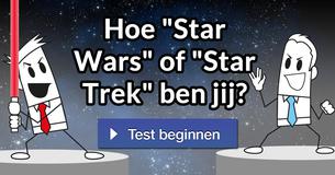 Hoe "Star Wars" of "Star Trek" ben jij?