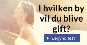 I hvilken by vil du blive gift?