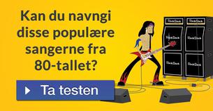 Kan du navngi disse populære sangerne fra 80-tallet?