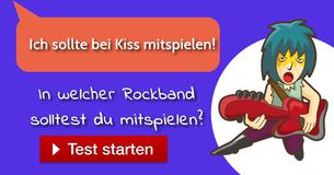 In welcher Rockband solltest du mitspielen?