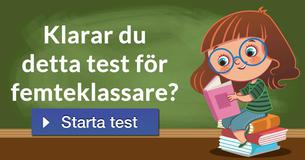Klarar du detta test för femteklassare?