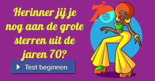 Herinner jij je nog aan de grote sterren uit de jaren 70?